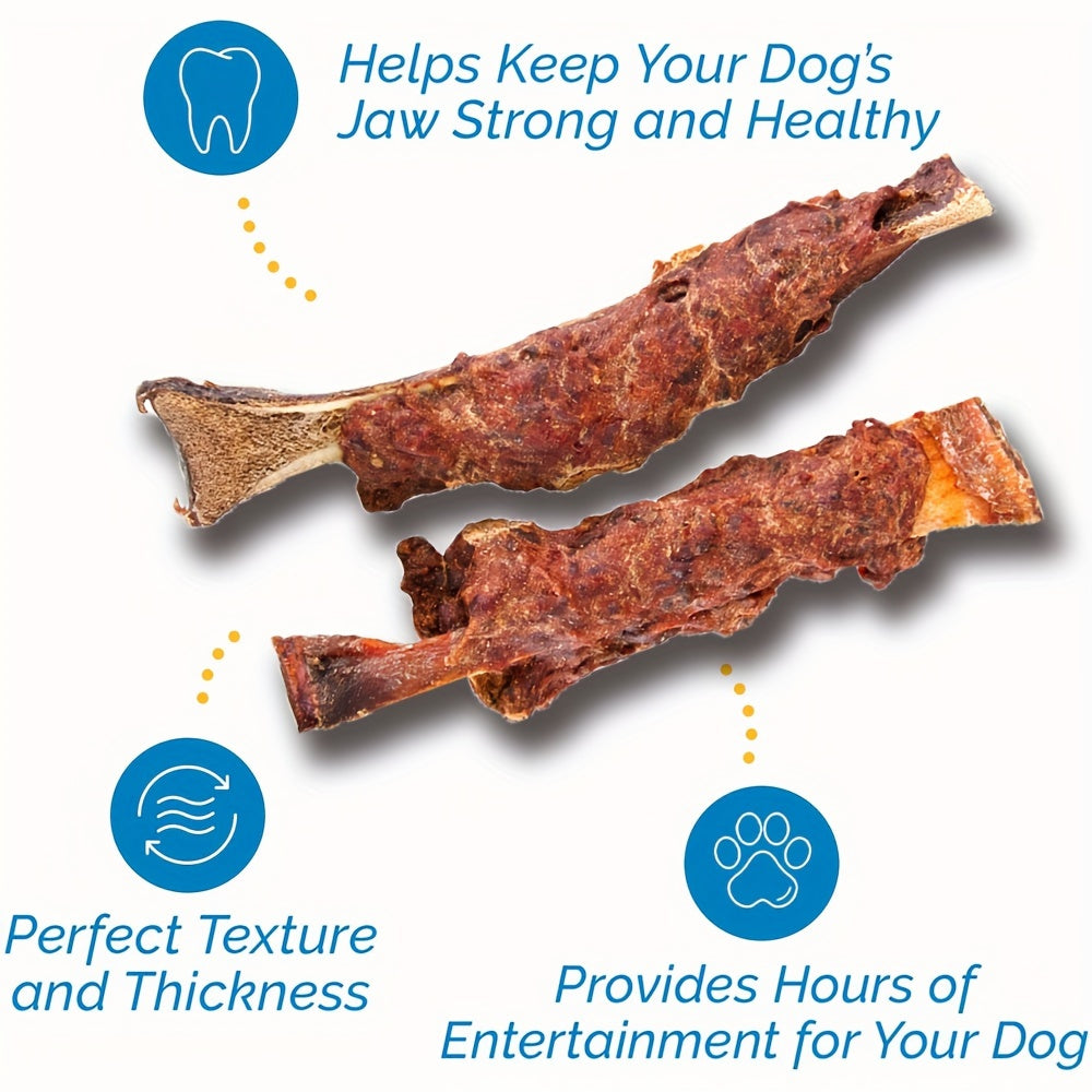Beef Rib Dog Chews – Long-Lasting Natural Dental Chew Treats, Rich in Calcium, No Artificial Additives, for Small Medium Large Dogs, 2 / 4 / 6 / 10 Pack