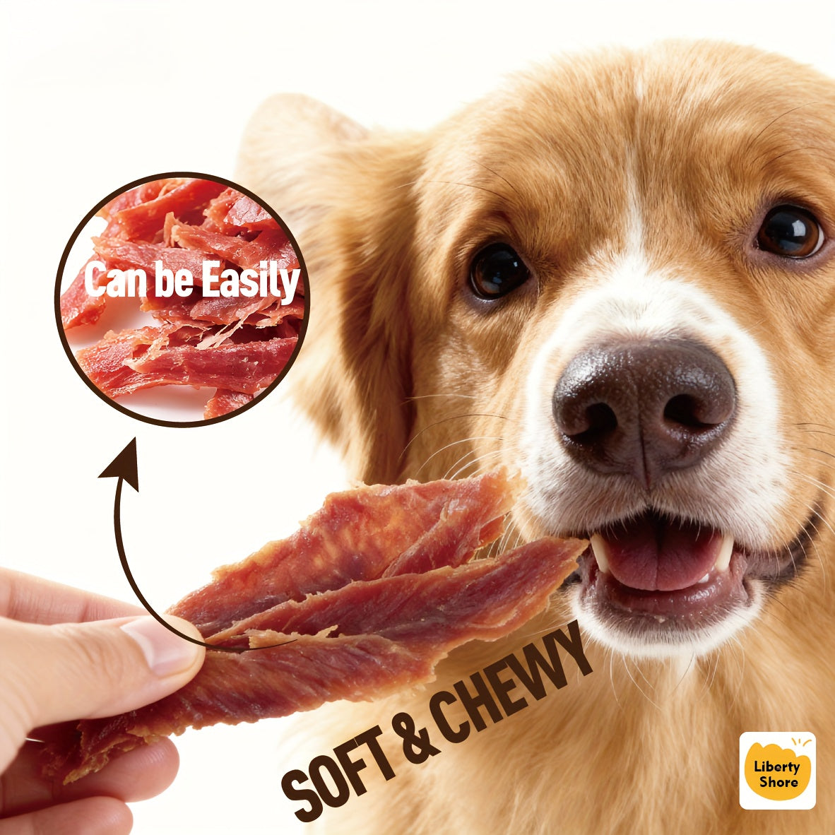 Duck Strips Dog Treats Dehydrated Real Meat Jerky - Natural Duck Sticks for Small & Large Dogs, Healthy High-Protein Training Treats, 600g / 900g