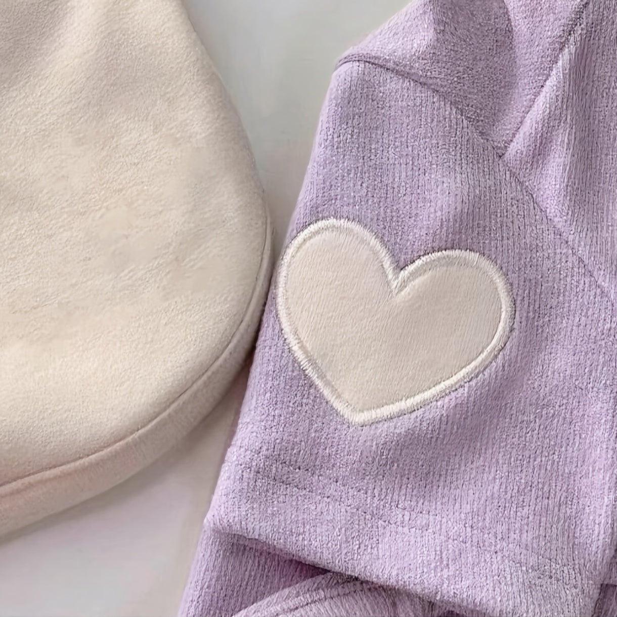 Small Dog Clothes 3-Piece Set Spring Summer Thin Fleece Shirt for Teddy Bichon Frise – Heart Print Two-Legged Base Layer for Small and Medium Dogs Sizes S-XL