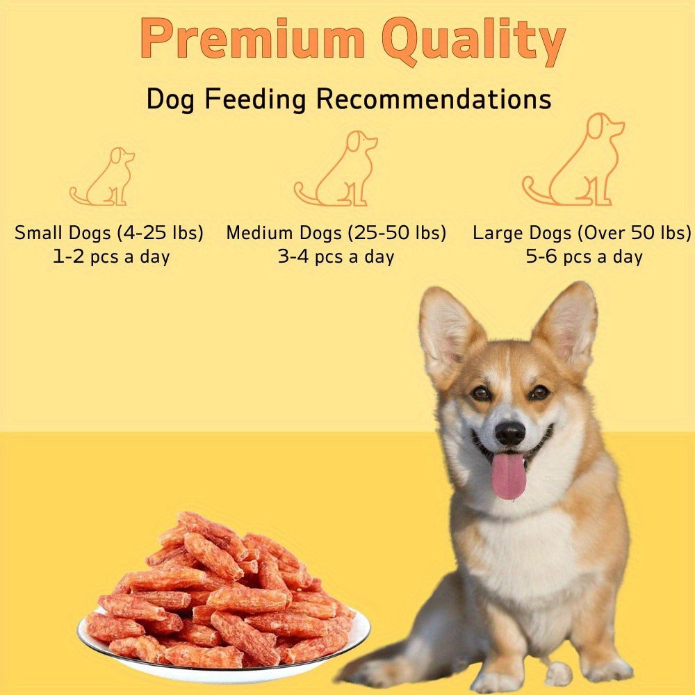 Duck Sausage Dog Treats High-Protein Low-Fat Long Lasting Easily Digestible Natural Dog Chews Training Reward for Small Medium Large Dogs 200g 600g