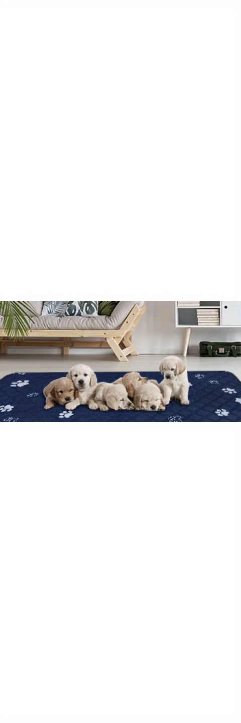 Washable Dog Pee Pads Extra Large Reusable Puppy Training Pads Super Absorbent Leakproof Non-Slip Backing for Potty Whelping Crate Sofa Car