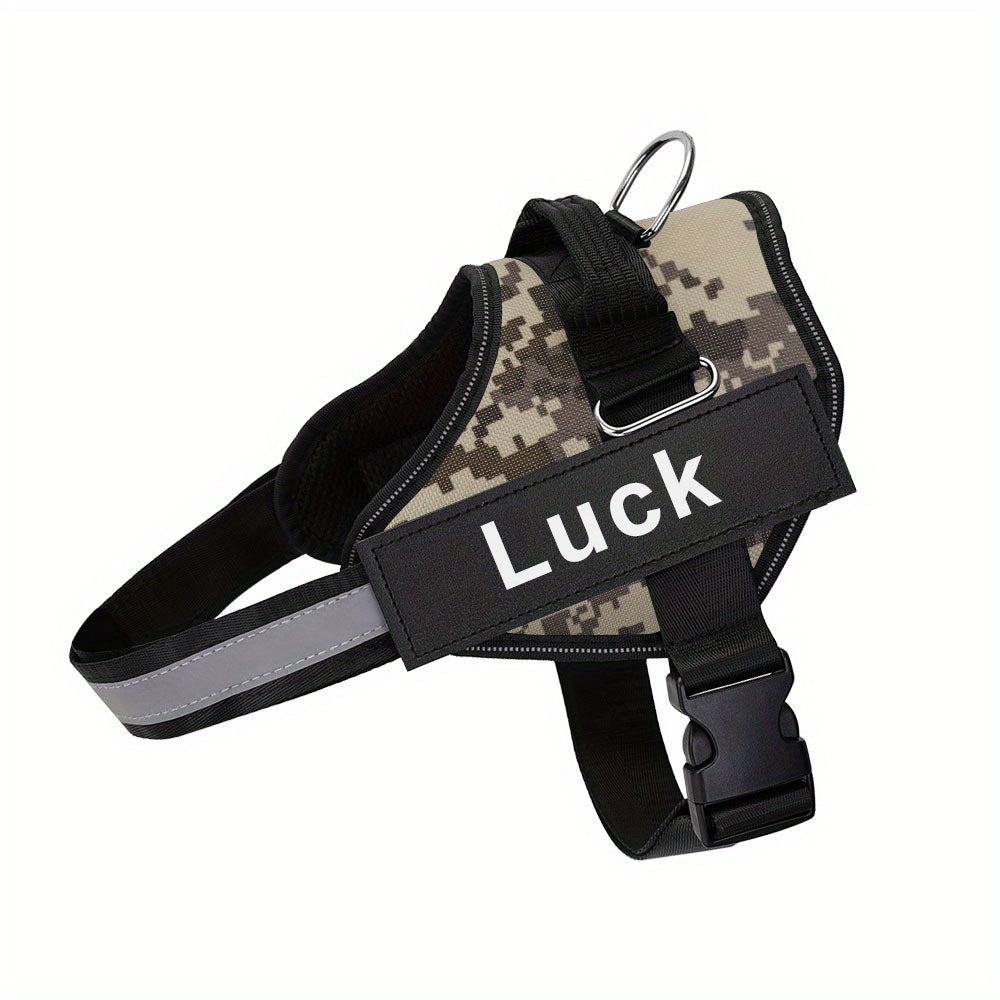 Personalized No-Pull Dog Harness with Custom Name & Phone Number - Heavy Duty Dog Vest, Anti-Choke Training Walking Harness for Small Medium Large Dogs, XS to XXL, 12 Colors