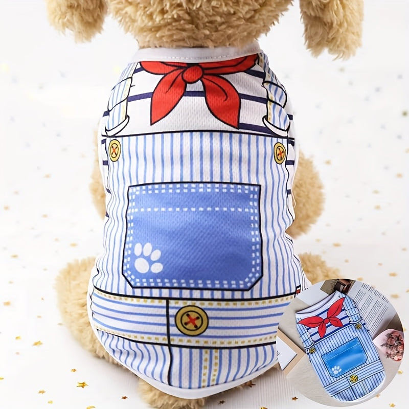 Dog Vest Multipack Spring Summer Fall – Lightweight Windproof Thermal Pet Costume for Teddy Bichon Pomeranian Small Dogs & Cats, Fashion Holiday Gift, 2pc or 6pc Set