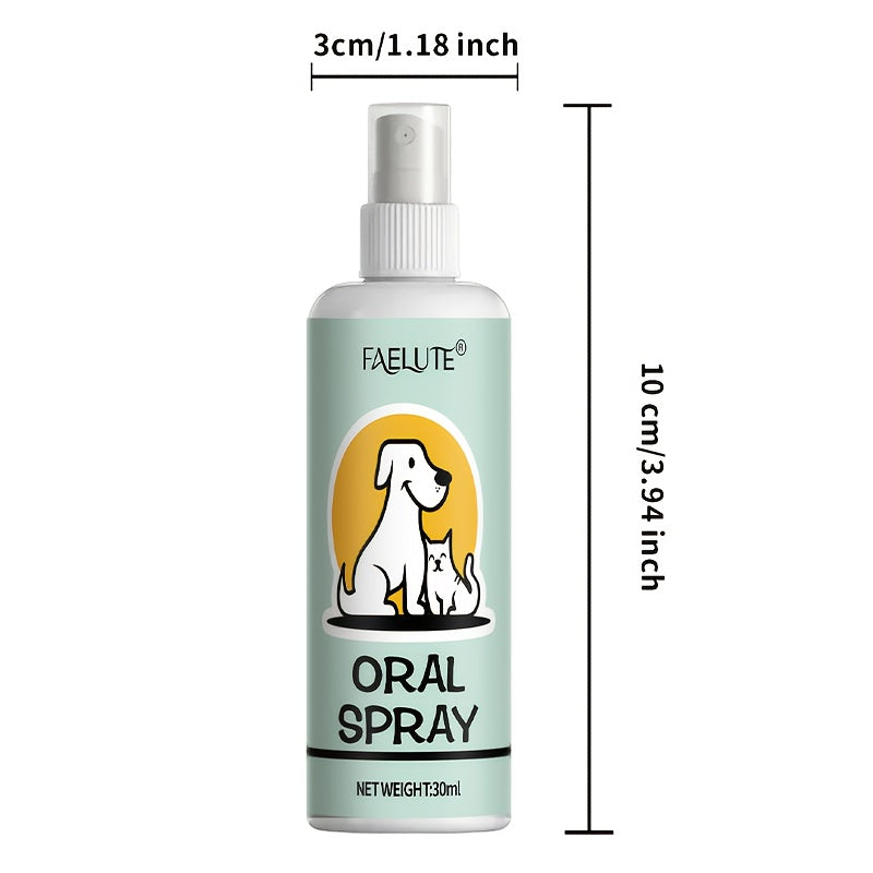Pet Breath Freshener Spray for Dogs and Cats – Daily Oral Hygiene Mist for Fresh Breath, Safe for Puppies and Kittens