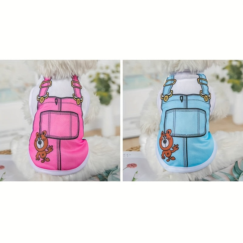 Dog Vest Multipack Spring Summer Fall – Lightweight Windproof Thermal Pet Costume for Teddy Bichon Pomeranian Small Dogs & Cats, Fashion Holiday Gift, 2pc or 6pc Set