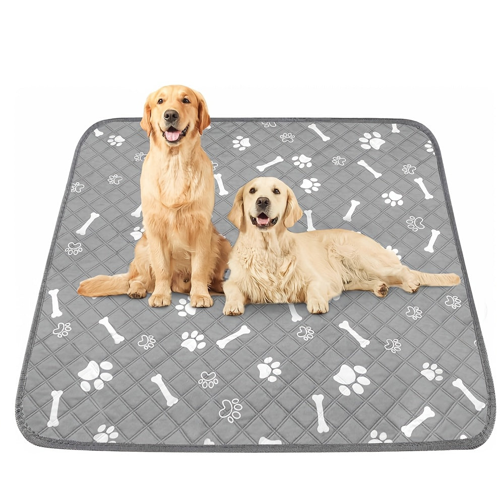 Washable Dog Pee Pads Extra Large Reusable Puppy Training Pads Super Absorbent Leakproof Non-Slip Backing for Potty Whelping Crate Sofa Car