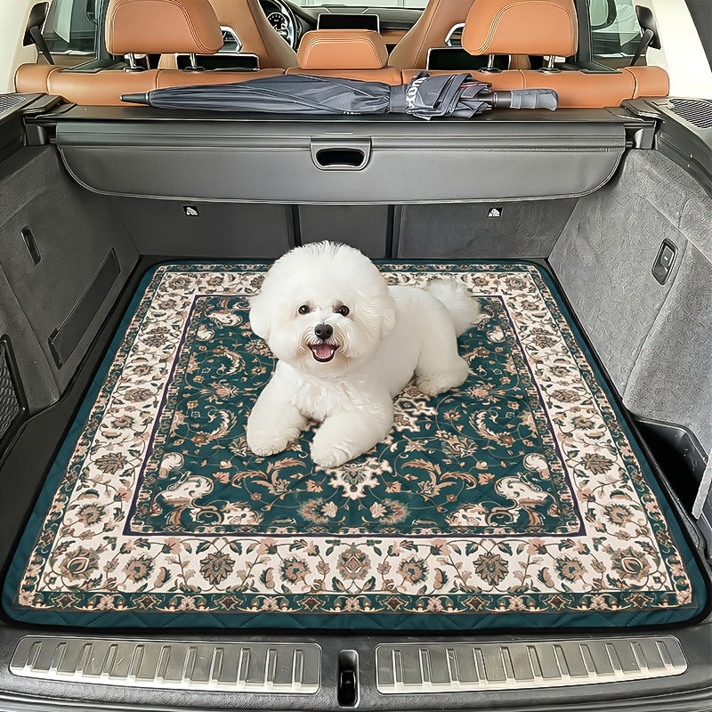 Reusable Washable Dog Pee Pads Super Absorbent Non-Slip Bohemian Style Puppy Training Pads Leakproof Whelping Potty Pads – Sizes 18x24 to 72x72 Inch 1 or 2 Pack