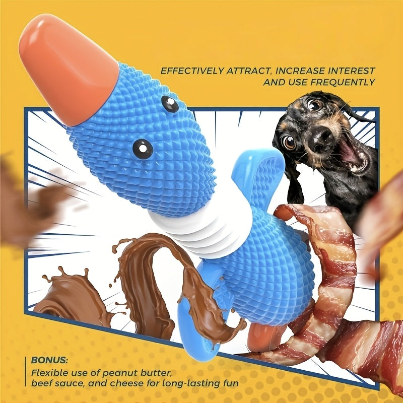 Indestructible Nylon Goose Dog Chew Toy for Aggressive Chewers – Durable Tough Teething Toy for Large & Medium Dogs, Heavy Duty Dental Bone