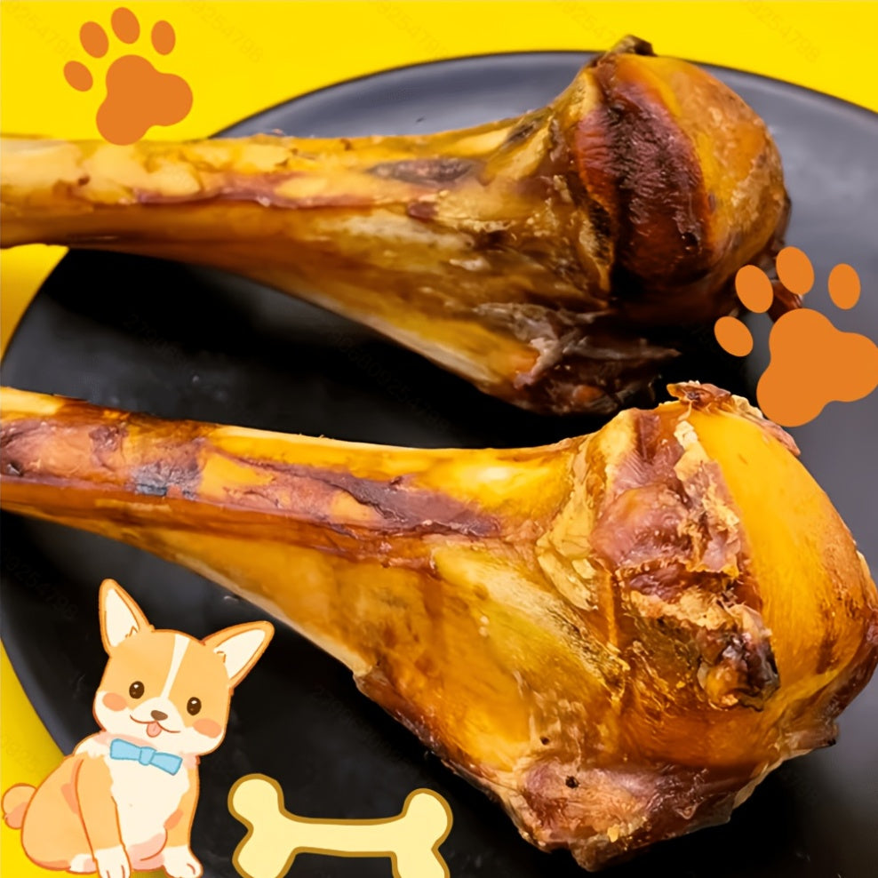 Beef Bones for Dogs Natural Dental Chewing Bone Durable Long Lasting Chew for Aggressive Chewers Teething Puppies Adult Dogs Small Medium Large