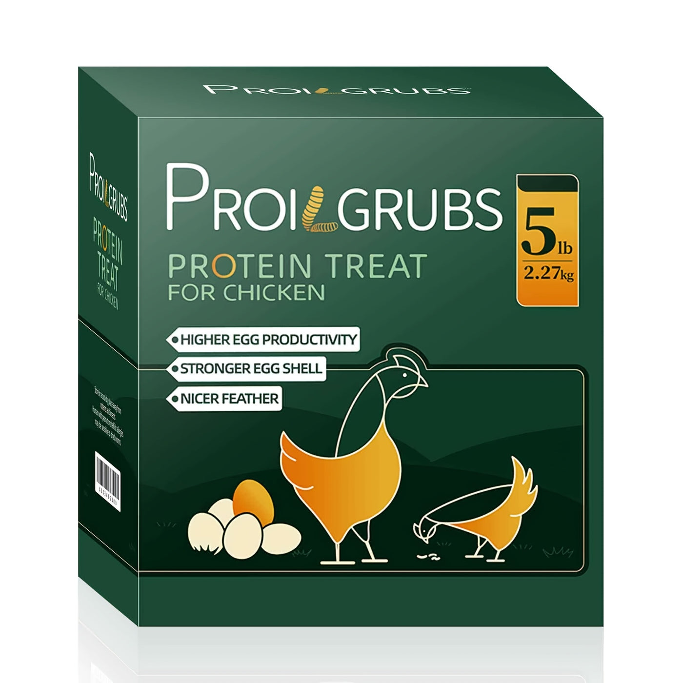Dried Black Soldier Fly Larvae Chicken Treats – Non-GMO High Protein BSFL Grubs for Backyard Chickens, Stronger Egg Shells & Feather Growth, Layers Broilers Chicks, 5 / 10 / 20 / 30 / 33 lb