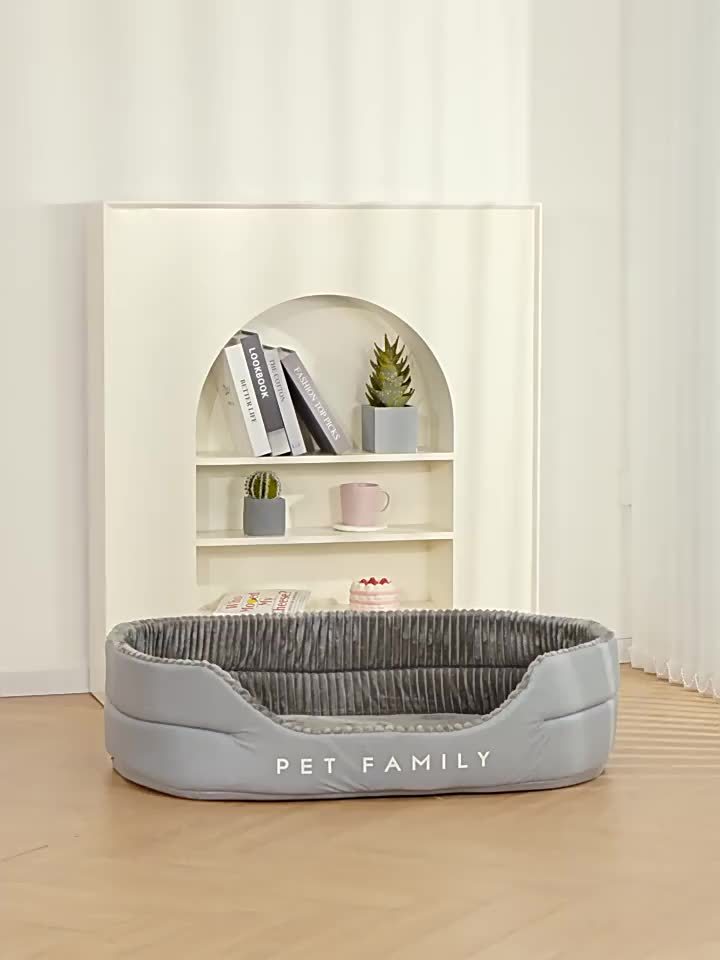 Large Dog Bed XXL – Washable Machine Washable Bite-Resistant Pet Bed for Big Dogs, Thick Orthopedic Cushion, All Season Comfort