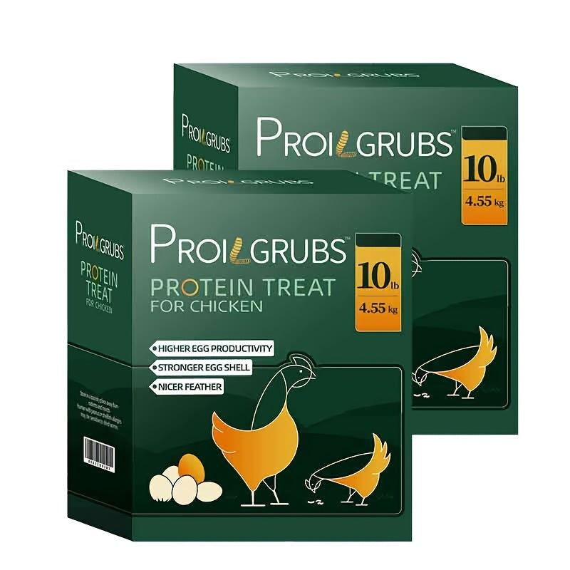 Dried Black Soldier Fly Larvae Chicken Treats – Non-GMO High Protein BSFL Grubs for Backyard Chickens, Stronger Egg Shells & Feather Growth, Layers Broilers Chicks, 5 / 10 / 20 / 30 / 33 lb
