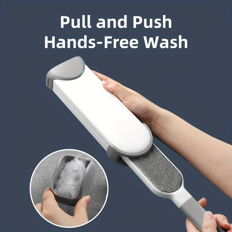 Washable Reusable Pet Hair Lint Roller Set of 2 – Sticky Lint Rollers Large & Small for Removing Dog & Cat Hair from Clothing, Car Seats & Furniture | Refill Brush Included