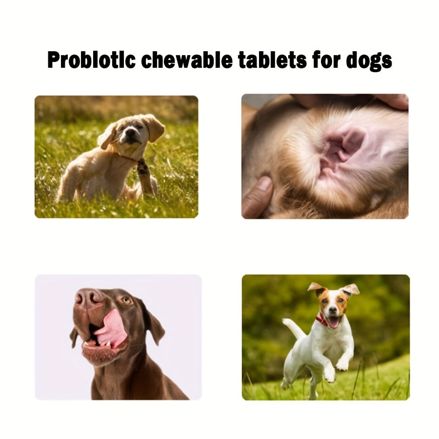 Dog Probiotic Chewable Treats with Natural Ingredients – Probiotics & Prebiotics for Digestive Health and Daily Wellness
