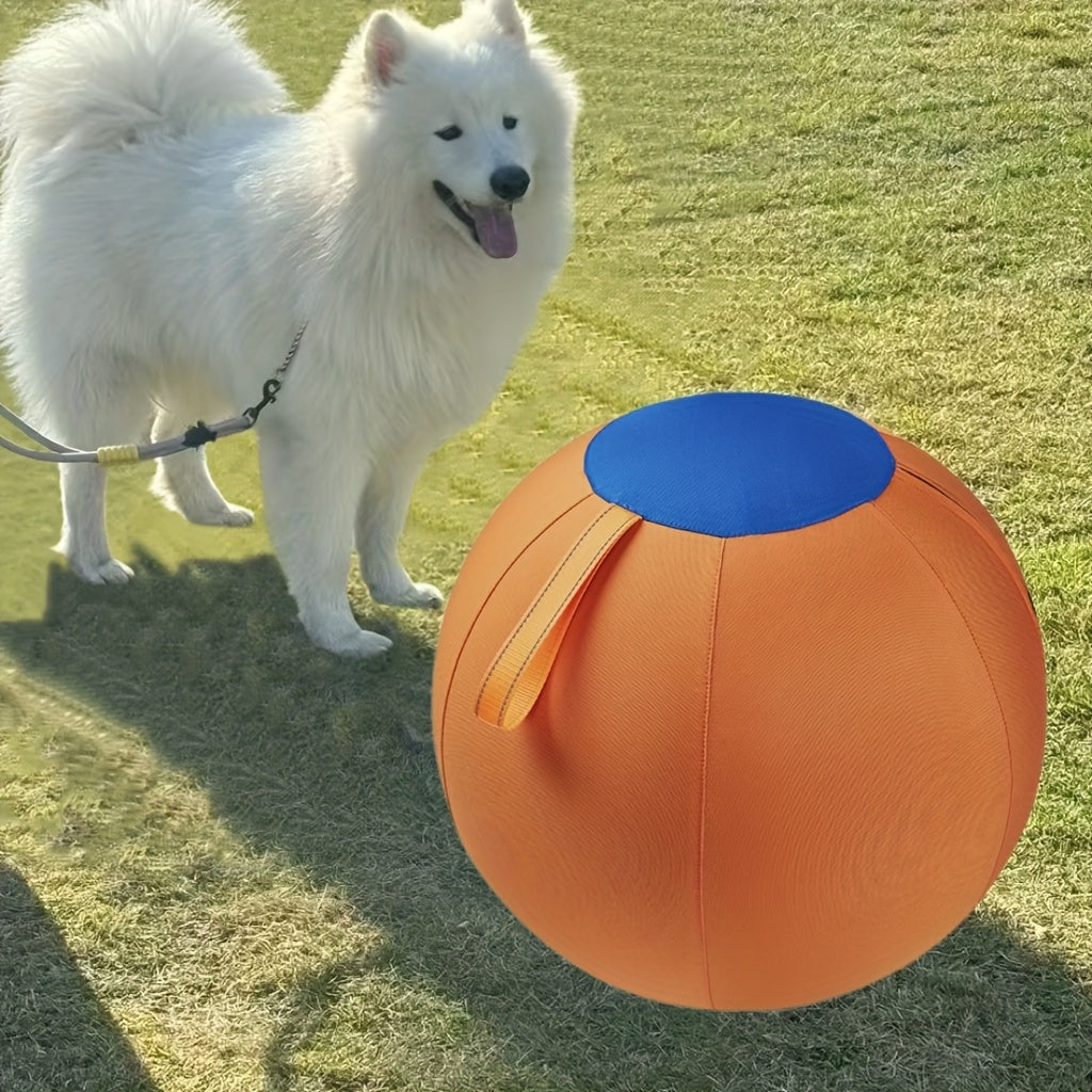 Dog Ball Toy for Small & Medium Dogs – Chew-Resistant Fetch & Training Ball, Independent Play, Shiba Inu Corgi Bulldog Golden Retriever, Blue or Orange