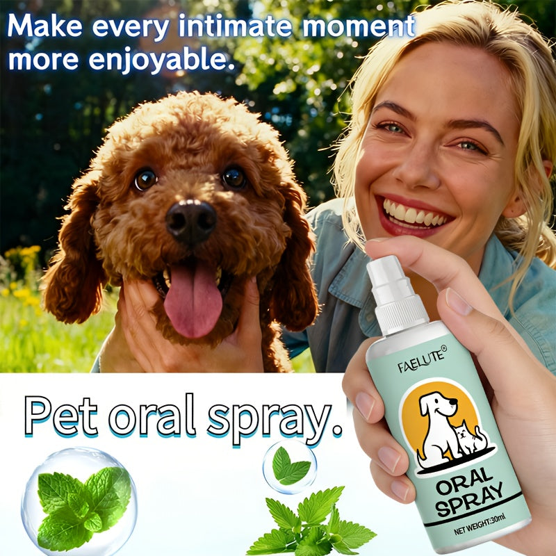 Pet Breath Freshener Spray for Dogs and Cats – Daily Oral Hygiene Mist for Fresh Breath, Safe for Puppies and Kittens