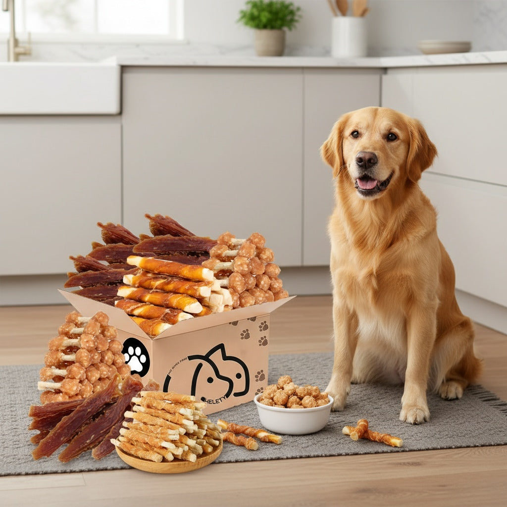 Duck Jerky Dog Treats – Chewy Natural Duck Snacks for Training & Daily Rewards, High Protein Meat Treats for Puppies & Adult Dogs, Small Medium Large Breeds, 4oz / 7oz / 1.5lb