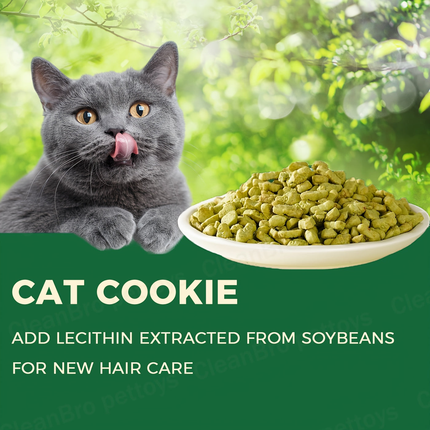 Catnip Cookie Cat Snacks with Cat Grass – Fish-Flavored Dental Molar Sticks for Teeth Cleaning, Hairball Control & Healthy Weight, Natural Treats for Indoor Cats, 150g