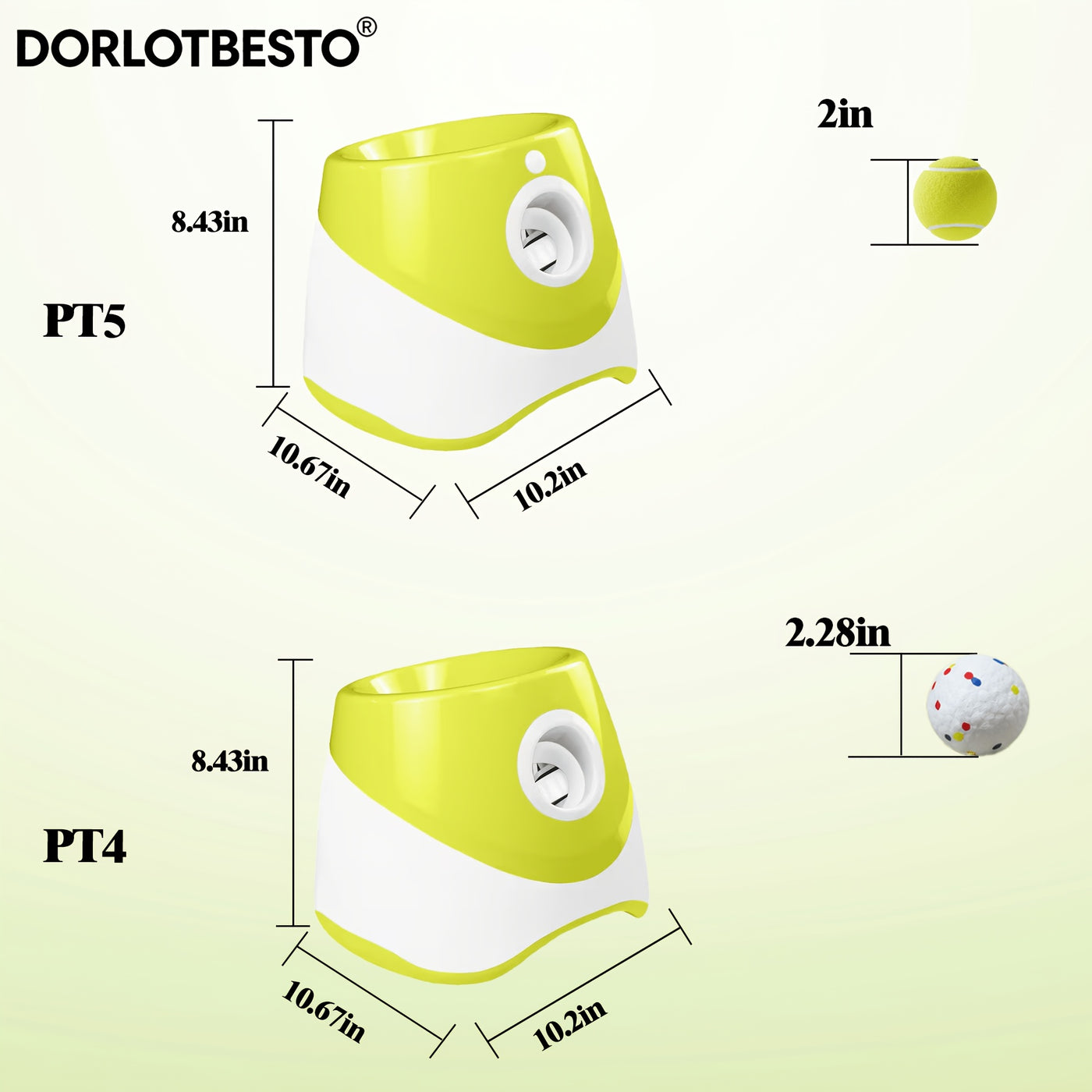 Automatic Dog Ball Launcher with Adjustable 10-30ft Range – Interactive Fetch Toy for Small & Medium Dogs with ETPU Balls & Foldable Water Bowl, Indoor/Outdoor