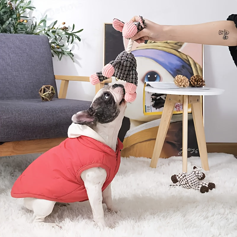 6-Piece Squeaky Plush Dog Toy Set – Cute Animal Shape Chew Toys for Small & Medium Dogs, Interactive Teething & Teeth Cleaning Toys, Anxiety Relief Pet Toy Bundle