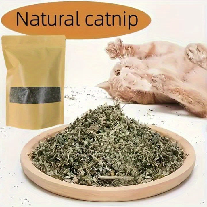 Catnip Leaves Cat Treats 100g – Hairball Control Digestive Support and Stress Relief for Cats