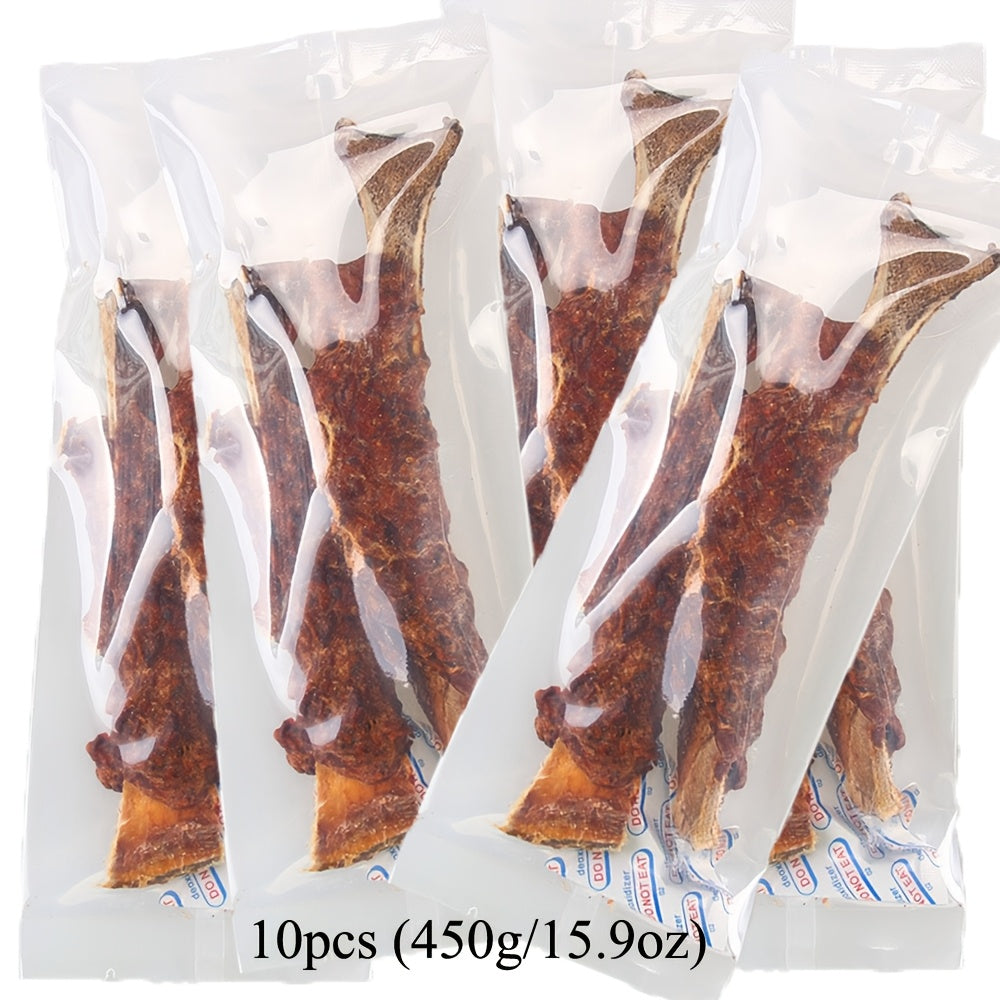 Beef Rib Dog Chews – Long-Lasting Natural Dental Chew Treats, Rich in Calcium, No Artificial Additives, for Small Medium Large Dogs, 2 / 4 / 6 / 10 Pack