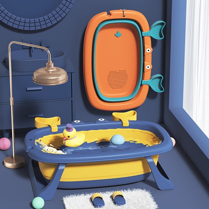 Collapsible Portable Pet Bath Tub Crab Shape – Foldable Dog Cat Bathtub for Small Dogs Up to 20 lbs, Easy to Clean, Travel & Home Use, 4 Color Options