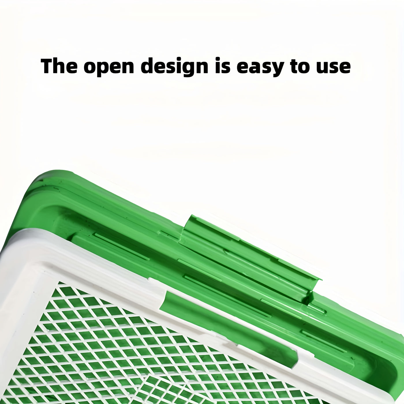 Dog Potty Training Mat with Artificial Grass Non-Slip Tray Splash-Proof Indoor Puppy Potty Box Odor-Free Dog Pee Mat for Home Travel Camping