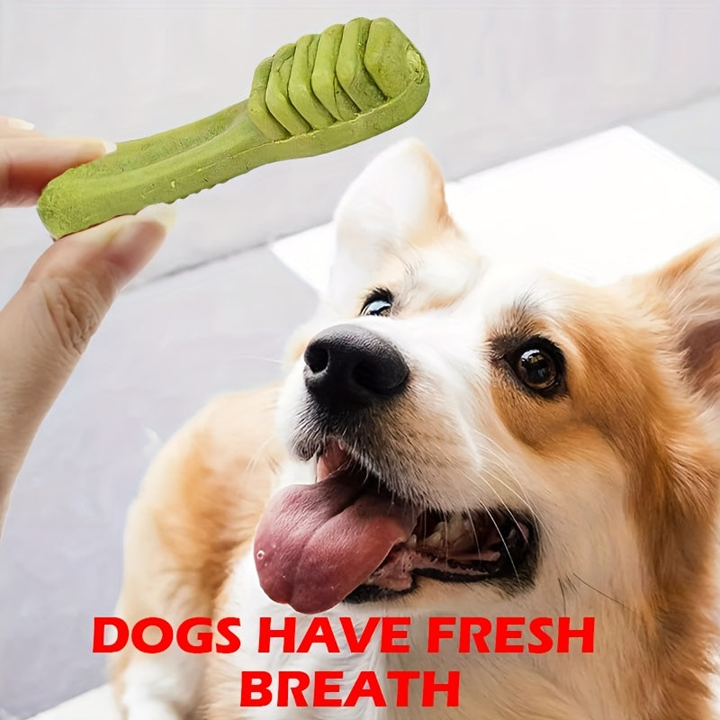 Dog Dental Bones Beef Flavor Long Lasting Chew Cleans Teeth Training Reward for Medium Large Dogs Golden Retriever 6pcs Toothbrush Shape