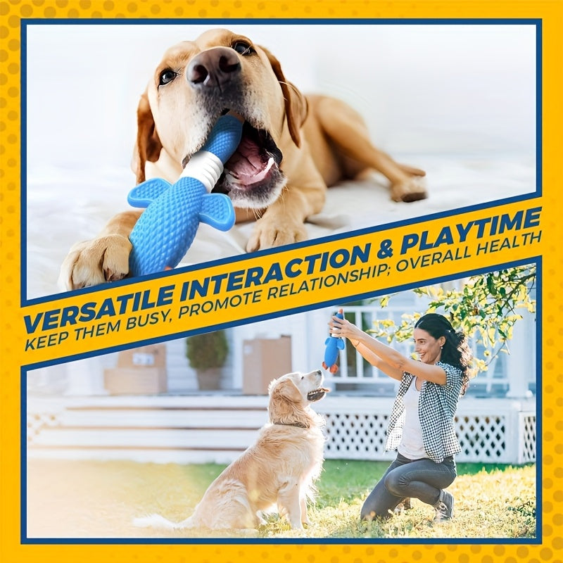 Indestructible Nylon Goose Dog Chew Toy for Aggressive Chewers – Durable Tough Teething Toy for Large & Medium Dogs, Heavy Duty Dental Bone