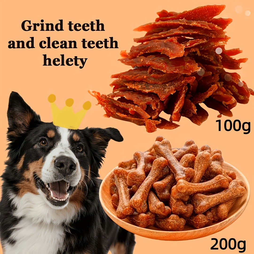Dog Treats Gift Set – Chicken Liver, Duck Jerky, Egg Yolk & Sausage Combo Packs, High Protein Low Fat Dental Health Training Rewards for Medium & Large Dogs