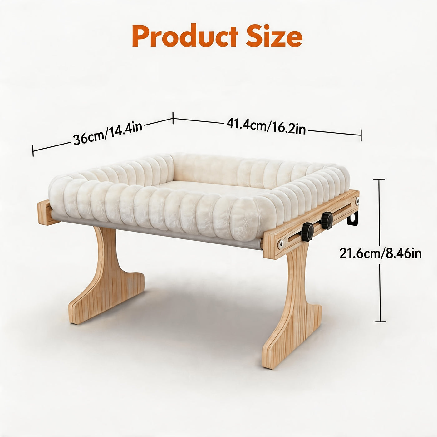 3-in-1 Cat Window Perch Hammock with Plush Nest - Window Sill Bedside Cat Bed for Small Medium Cats, Single Layer & 2-Layer Styles, Cozy Elevated Cat Lounger Indoor