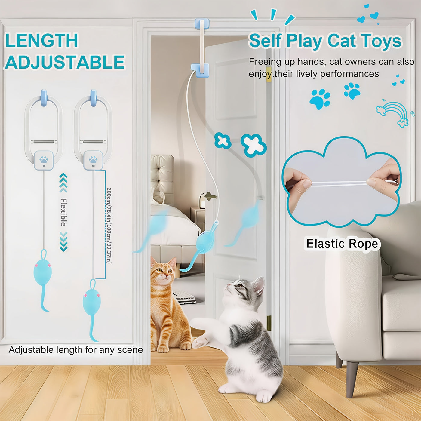 Remote Control Flying Bird Cat Toy – Automatic Electric Drone with Hovering Motion for Indoor Cat Enrichment, Hunting Instinct Stimulation for Kittens & Adult Cats