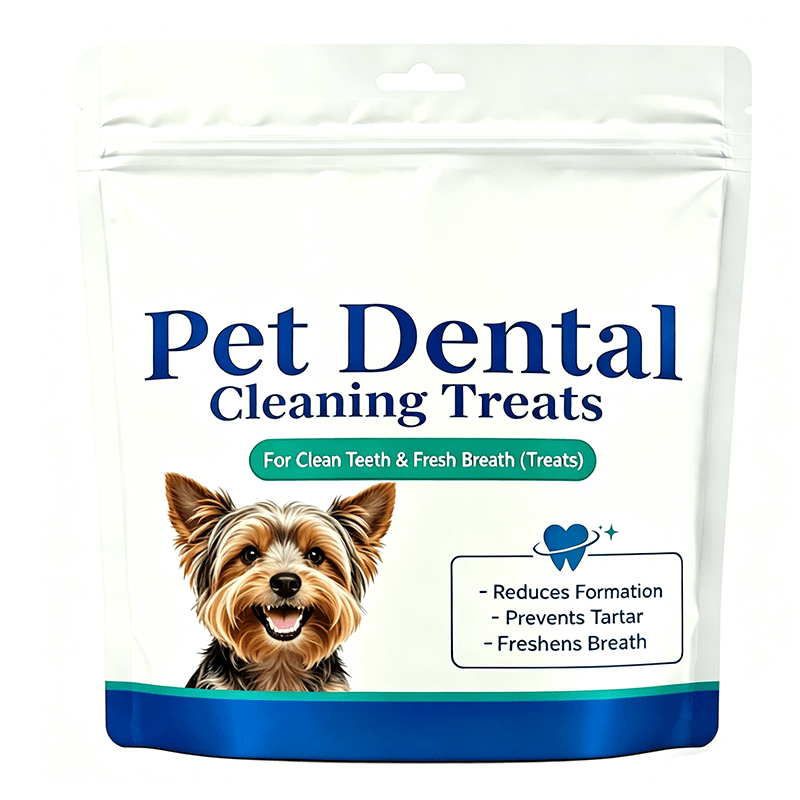 Dog Dental Cleaning Treats with Probiotics & Brown Algae – Targets Plaque & Bad Breath, Lactobacillus, Bifidobacterium, Spinach & Perilla Seed Extract Formula