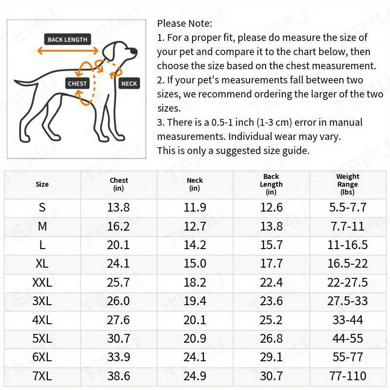 Dog Raincoat Full Body Coverage with Hood & Footies – Waterproof Polyester Rain Jacket for All Breeds, Hook-and-Loop Closure, Ideal for Small to Large Dogs, Blue
