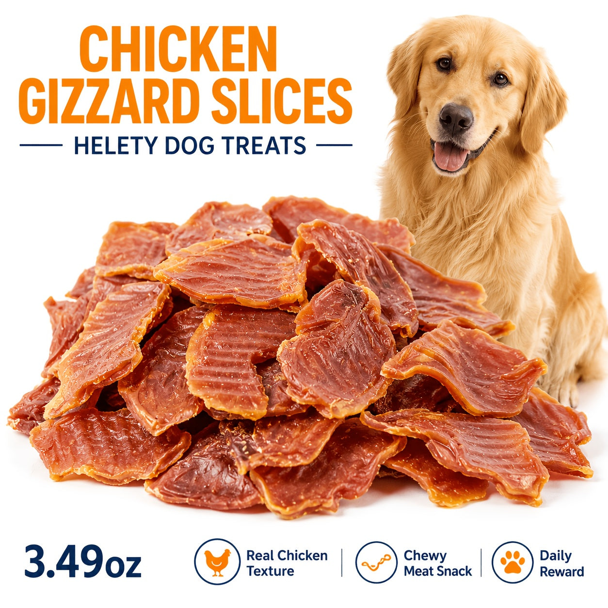 Dog Treats Gift Set – Chicken Liver, Duck Jerky, Egg Yolk & Sausage Combo Packs, High Protein Low Fat Dental Health Training Rewards for Medium & Large Dogs