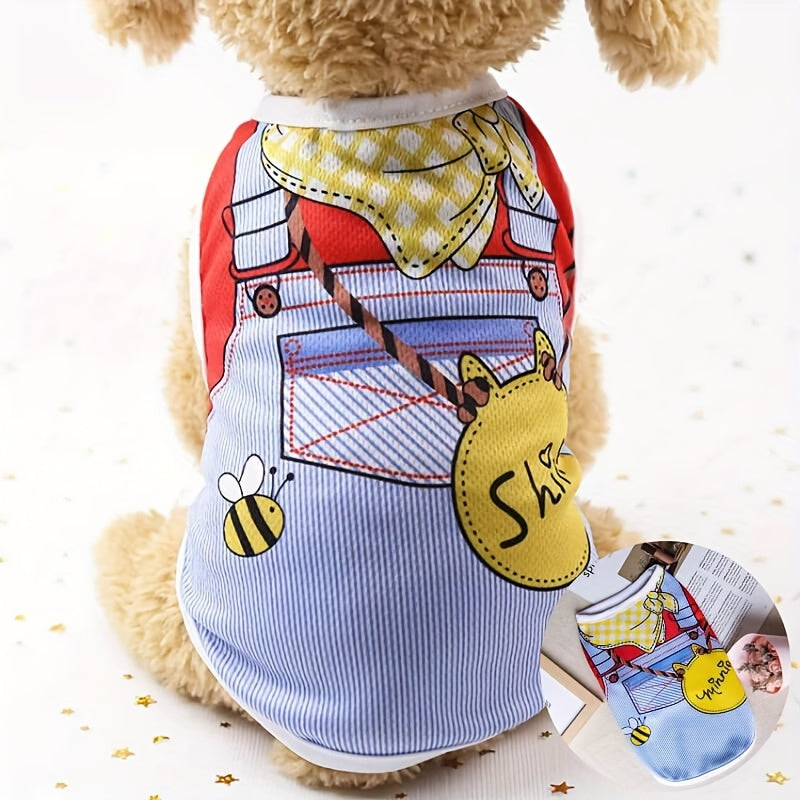 Dog Vest Multipack Spring Summer Fall – Lightweight Windproof Thermal Pet Costume for Teddy Bichon Pomeranian Small Dogs & Cats, Fashion Holiday Gift, 2pc or 6pc Set