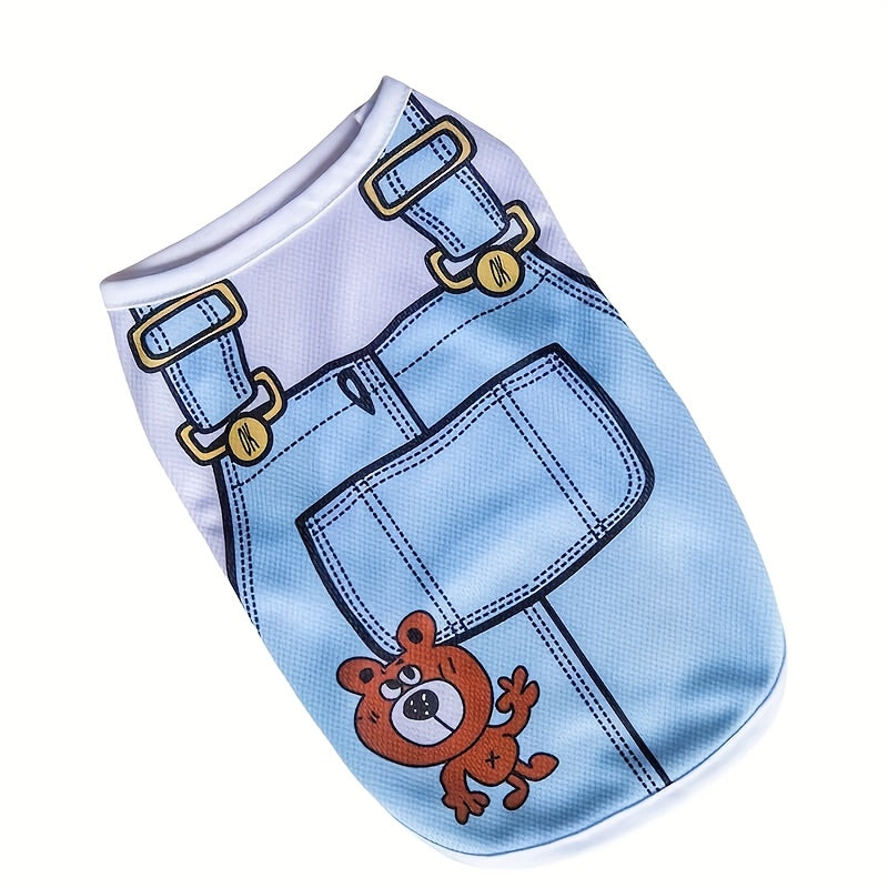 Dog Vest Multipack Spring Summer Fall – Lightweight Windproof Thermal Pet Costume for Teddy Bichon Pomeranian Small Dogs & Cats, Fashion Holiday Gift, 2pc or 6pc Set