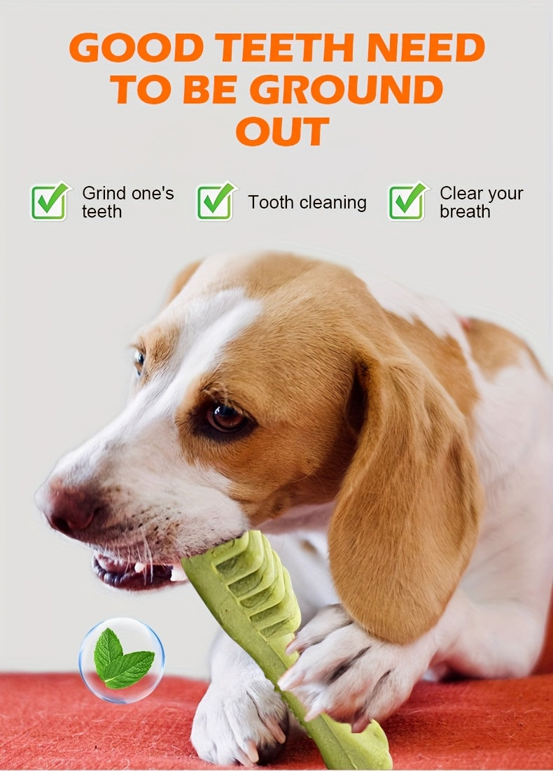 Dog Dental Bones Beef Flavor Long Lasting Chew Cleans Teeth Training Reward for Medium Large Dogs Golden Retriever 6pcs Toothbrush Shape