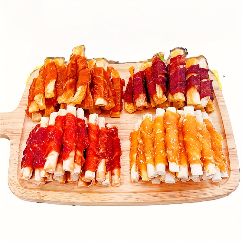 Dog Training Treats – Chicken & Duck Sweet Potato or Milk Sticks, High Protein Easily Digestible Reward Snacks for Small Medium Large Dogs, 200g & 400g