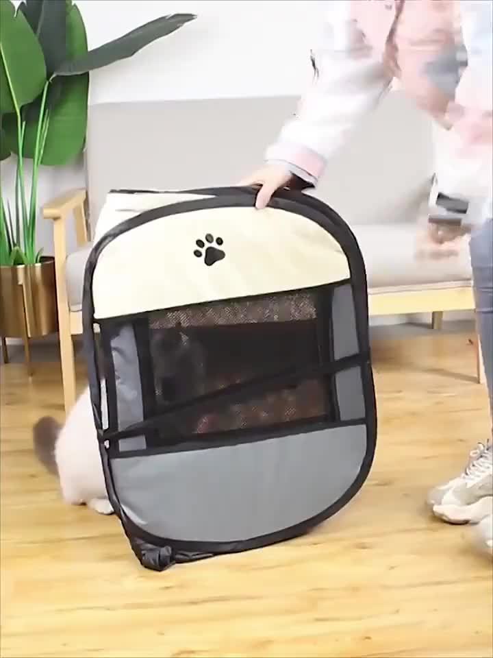 Foldable Octagonal Pet Enclosure Tent – Oxford Scratch-Resistant Dog & Cat Kennel, Playpen & Maternity Room for Indoor Use