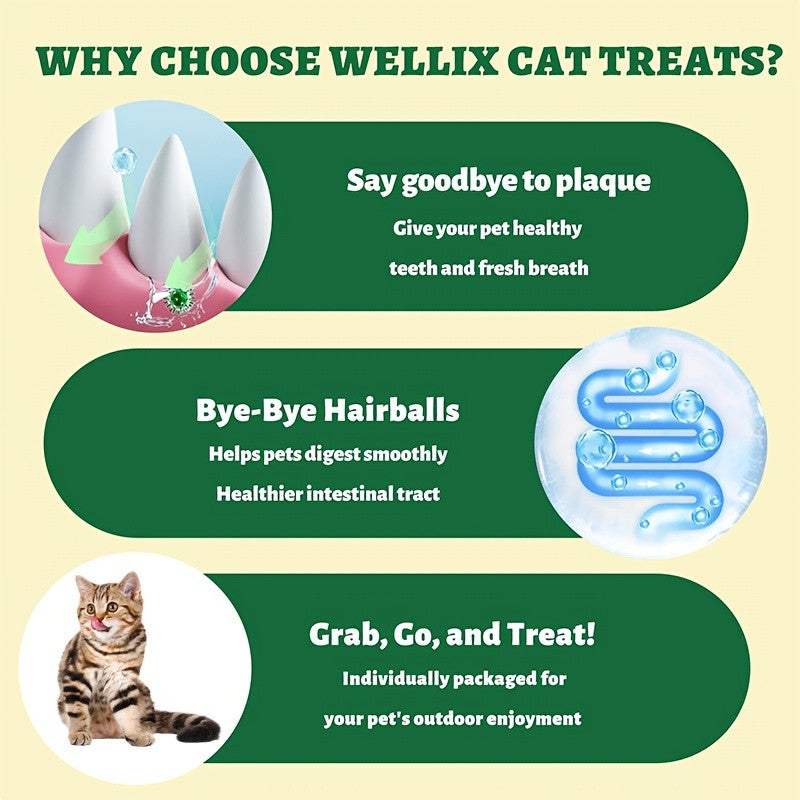 Fish-Shaped Cat Treats Grain-Free Hairball Control Cleans Teeth Boosts Energy Natural Ingredients Cat Snack 150g 5.29oz