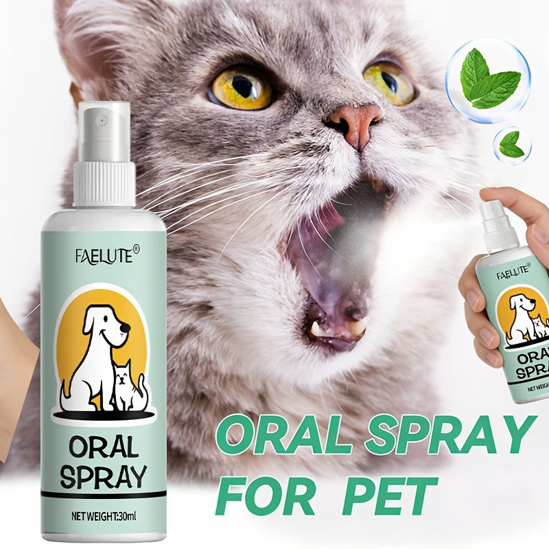 Pet Breath Freshener Spray for Dogs and Cats – Daily Oral Hygiene Mist for Fresh Breath, Safe for Puppies and Kittens