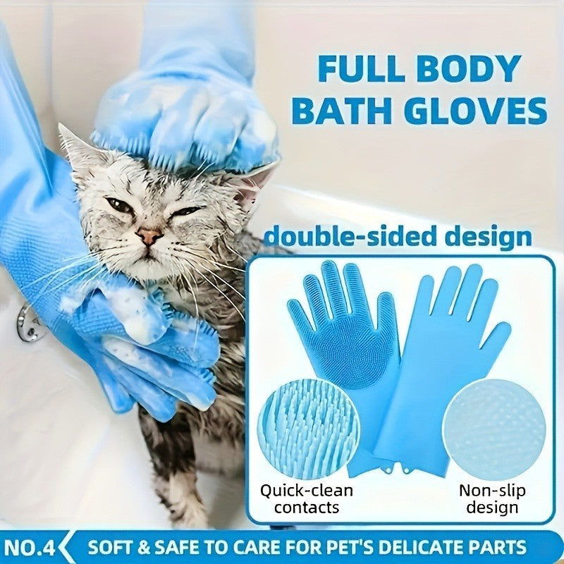 6-Piece Dog Grooming Kit – Brush, Microfiber Towel, Washing Gloves & Shedding Tool, Complete No-Power Pet Care Set for Shiny Coat, Works for Dogs & Cats