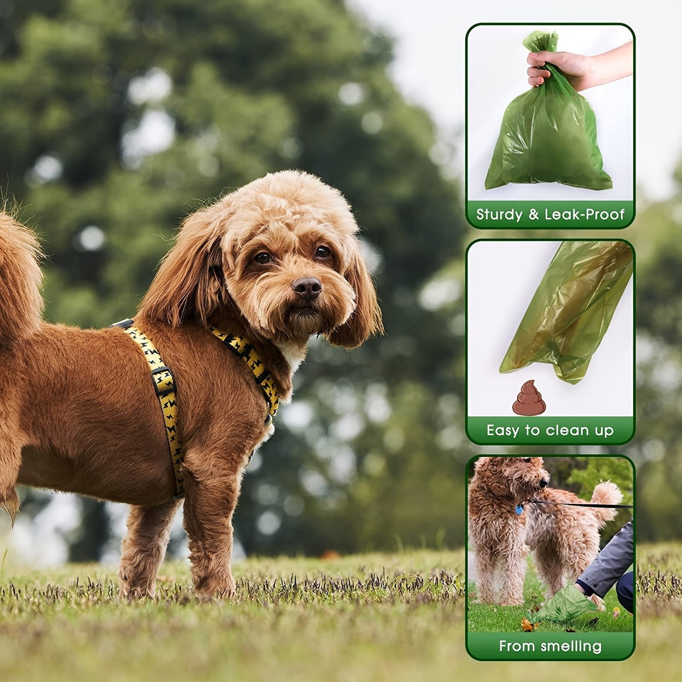Dog Poop Bags 700 Count 47 Rolls Leak-Proof Pet Waste Bags for Dog Walking Cat Litter Box Waste Disposal for All Dogs and Cats