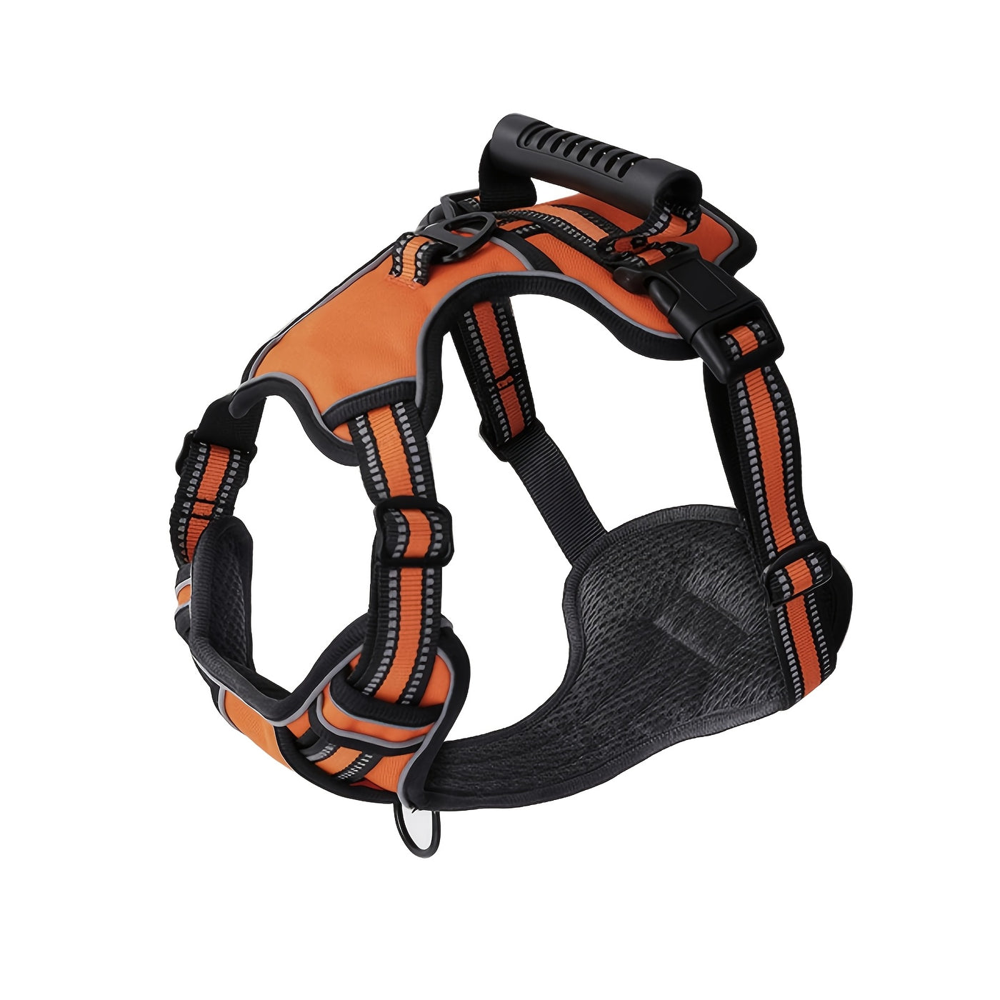 No-Pull Dog Harness Reflective Oxford Vest with 2 Leash Clips & Easy Control Handle – Adjustable No-Choke Pet Harness for Small, Medium & Large Dogs, XS-XL