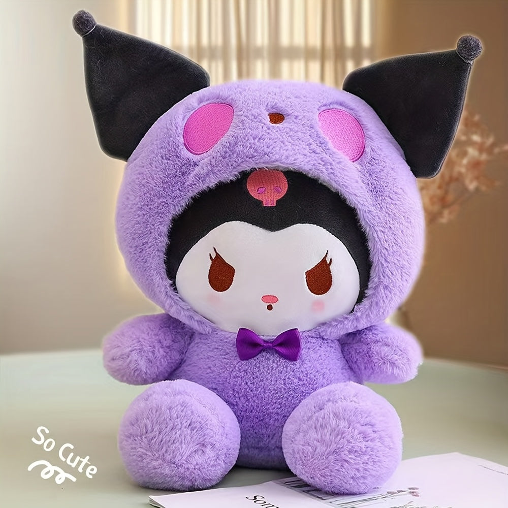 Sanrio Kuromi & Cinnamoroll Plush Dog Toy – Soft Stuffed Animal Chew Toy for Dogs, Cute Character Pet Toy No Battery Required, Purple Blue White Styles