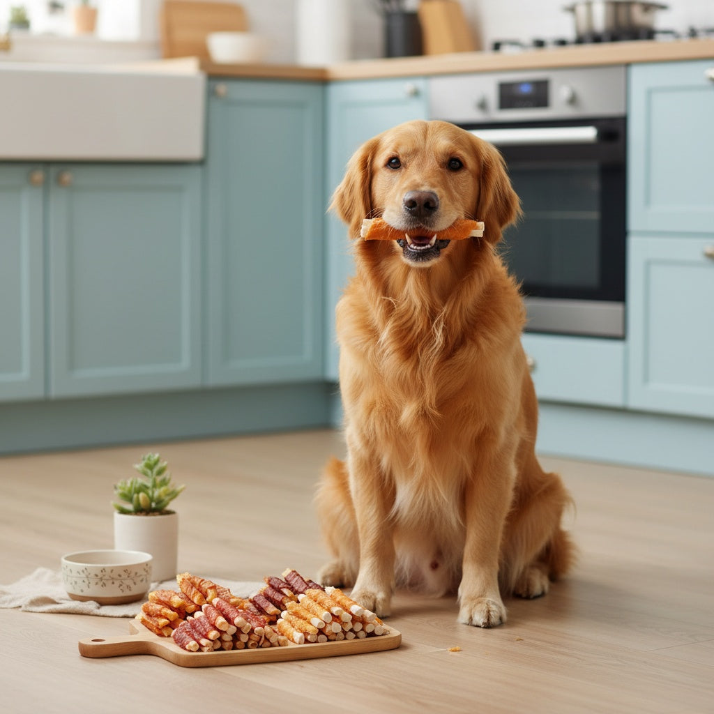 Dog Training Treats – Chicken & Duck Sweet Potato or Milk Sticks, High Protein Easily Digestible Reward Snacks for Small Medium Large Dogs, 200g & 400g