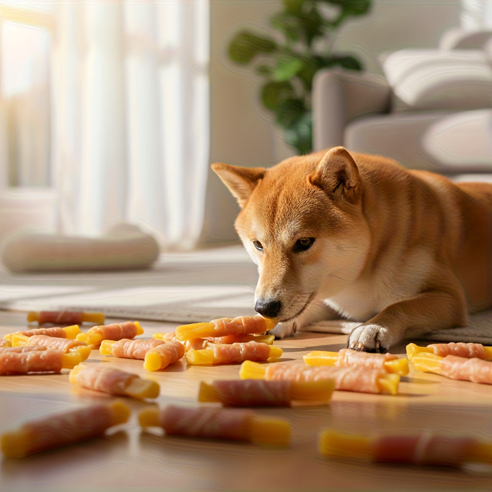 Dog Training Treats – Chicken & Duck Sweet Potato or Milk Sticks, High Protein Easily Digestible Reward Snacks for Small Medium Large Dogs, 200g & 400g