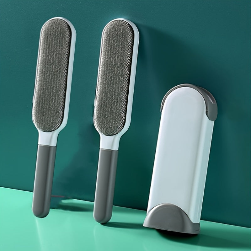 Washable Reusable Pet Hair Lint Roller Set of 2 – Sticky Lint Rollers Large & Small for Removing Dog & Cat Hair from Clothing, Car Seats & Furniture | Refill Brush Included
